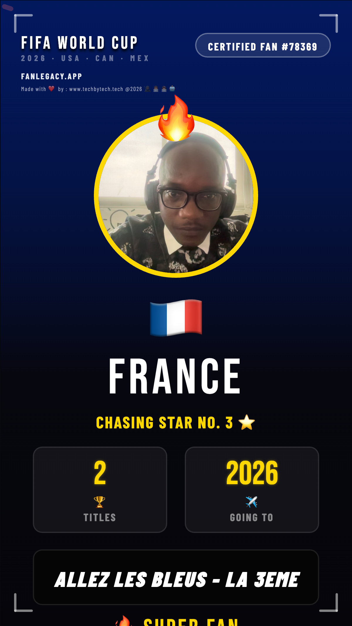 France Fan Poster